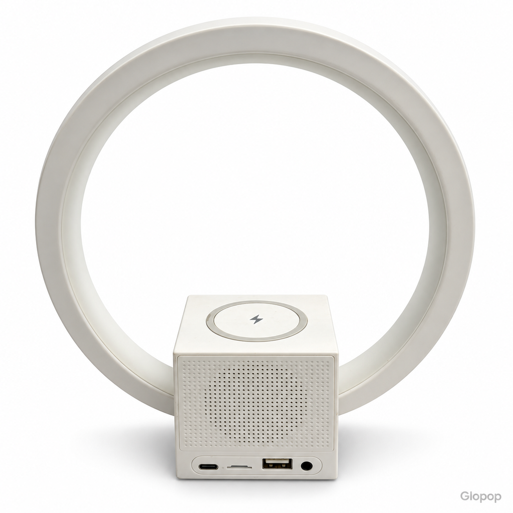 Speaker BT258 vista posteriore con USB, microSD e AUX